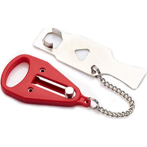Verrou de porte portable anti-effraction, butée de sécurité pour porte (1/3)