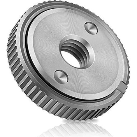 Écrou à dégagement rapide Ulisem compatible avec toutes les meuleuses d'angle à filetage 14, accessoires pour meuleuses d'angle, disque de coupe pour bois (1) (1/4)