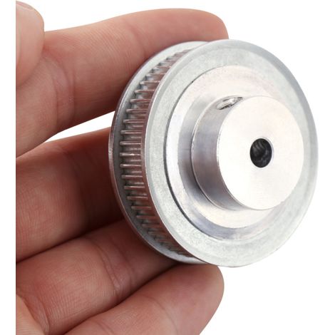Poleas de distribución de aluminio GT2, 60 dientes, orificio de 5 mm, para impresoras 3D (1/5)