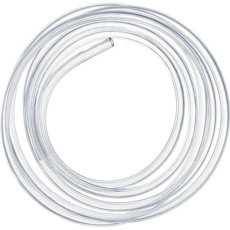 Tuyau PVC Souple Transparent 2 Mètres, 16 × 20mm Tube Flexible de Pression (1/4)
