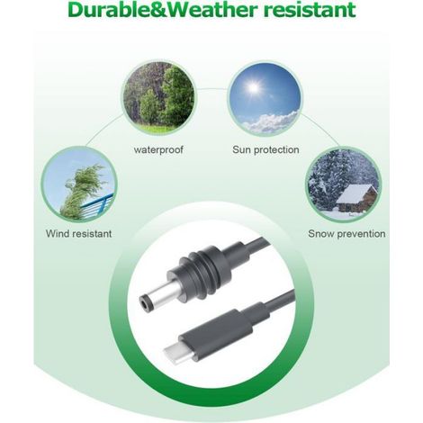 Cordon d'alimentation étanche DC 100 W de 3m pour appareil MINI de quatrième génération (1/5)