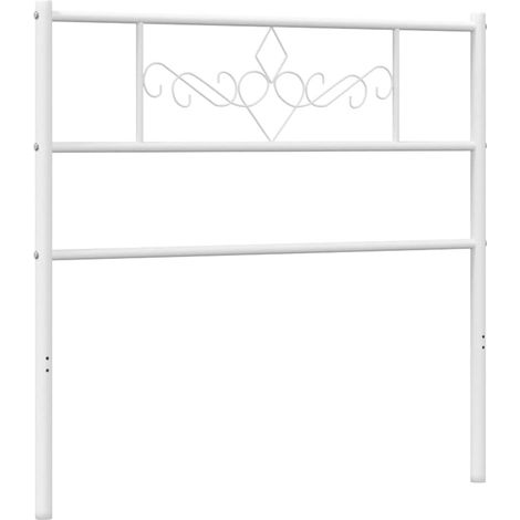 Maison Exclusive - Ersatz-Kopfteil Metall Weiß 100 cm