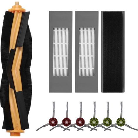 Compatibile Deebot Ozmo T8 T9 T8 Aivi aspirapolvere accessori rullo spazzola filtro bordo spazzola (1/4)