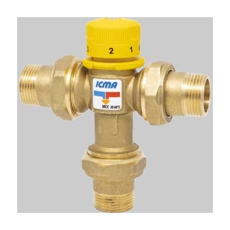MISCELATORE TERMOSTATICO S100 PER IMPIANTI SOLARI 3/4
