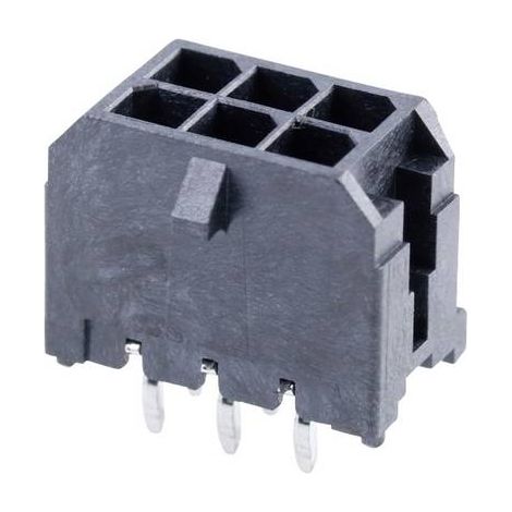 Molex Barrette mâle encastrable (standard) Nbr total de pôles 6 Pas: 3 mm 430450612 1 pc(s) Tray W163032 (1/2)