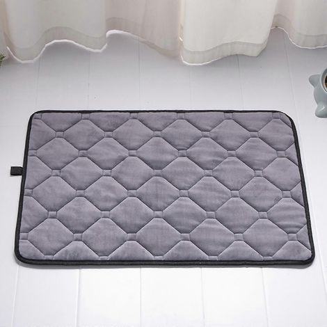 Coussin chauffant auto-chauffant pour chat, tapis chauffant pour chat, coussin thermique chaud pour animaux de compagnie, lavable, pour cage de chien, pour animaux d'extérieur et d'intérieur - Taille (1/5)