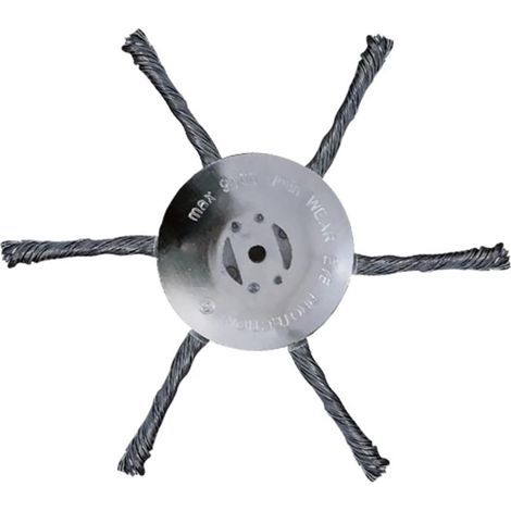 Tête Débroussailleuse - Fil Acier 15 cm - Compatible Coupe-Bordure Universelle - Pour Désherbage Jardin Pavés Clôtures Massifs - 1 Pièce (1/5)