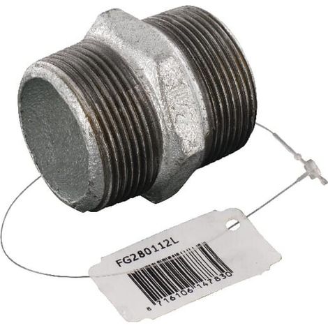 Doppelnippel verz. AG 1 1/2" UNIVERSAL FG280112L
