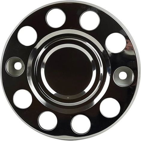 Enjoliveur de roue avant 22,5" nickel MAN Mercedes Volvo Scania DAF Renault Iveco 10 trous universel
