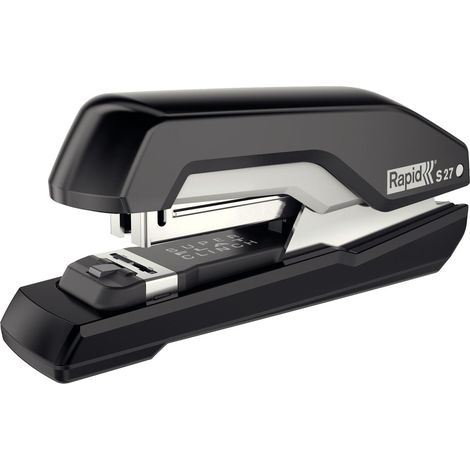 RAPID S27 SUPREME - CUCITRICE DESKTOP - 30 FG - PUNTO 24/6 - 26/6 - HALF STRIP - NERO GRIGIO - 5000540 (1/2)