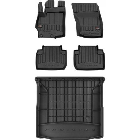 SET Alfombrillas goma 3D Mitsubishi Outlander 3 desde 2012- 7 plazas con (1/5)