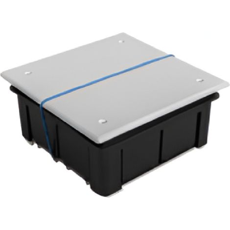 Caja de Empalme y Derivación Empotrable C12 con Tornillos 105x105x51 mm  Blanco