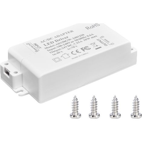 Alimentation LED 30W 24V DC 1.25A, Transformateur à Tension Constante pour Éclairage Professionnel, AC 100‑240V (1/5)