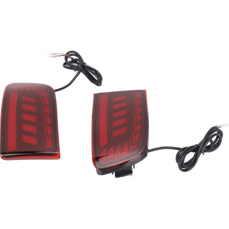 Feu arrière de pare-chocs 3 fonctions ultra lumineux étanche IP67 remplacement pour Toyota Land Cruiser Prado J120 rouge (1/5)