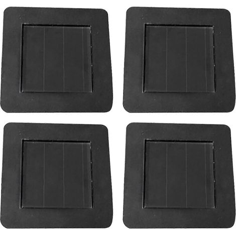 oder 4 Ersatzsolarzellen für Lampe, oberes quadratisches Solarpanel, Ersatz jy (1/5)