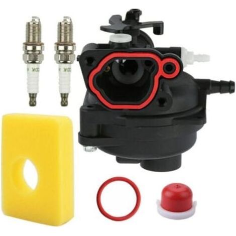 Carburateur de tondeuse à gazon 799583 pour moteurs Briggs & Stratton 300E 450E 500E OVH 125cc 140cc 08P502 09P602 Series Remplace 591160 595656 591979 593261 (1/5)