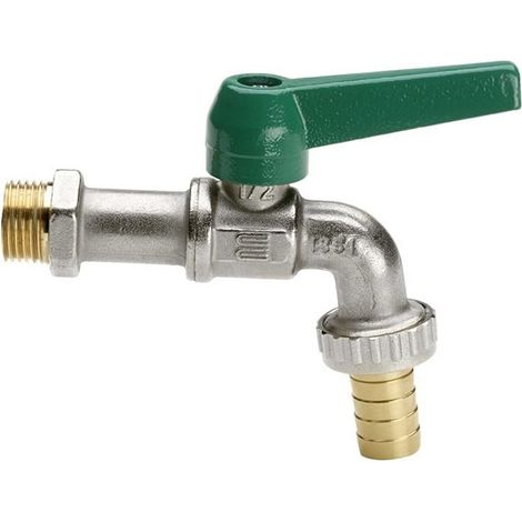 Idro Bric Kugelhahn-Schlauchtülle Eko Frostschutz 1/2" Verzinktes Messing für den Außenbereich