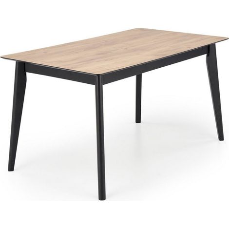 Table extensible 140-180 cm avec plateau aspect chêne Wotan Contact (1/5)