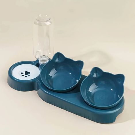 Irovami Gamelle double gravité – anti-basculement, eau, chat/chien