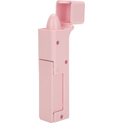 Bâton anti-contact portable rose pour boutons d'ascenseur et poignées de porte - outil de protection sans toucher, défenseur de contact secondaire (1/5)