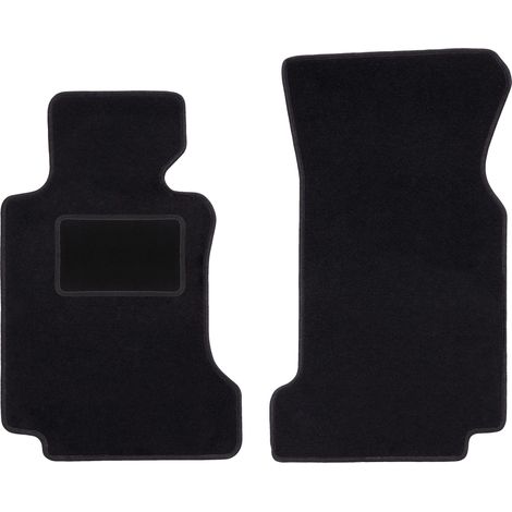 Alfombrillas delanteras para BMW Serie 7 E38 sed谩n (1994-2001), color negro. (1/5)