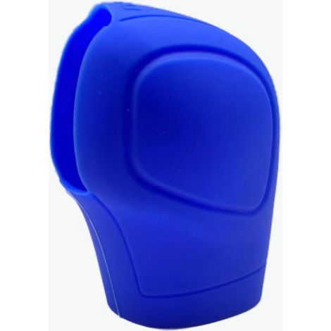 Confezione da due copri leva del cambio in silicone blu scuro, antiscivolo, morbidi, resistenti e comodi da indossare.
