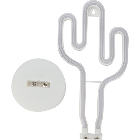 Lampe LED Décorative de Table - Forme Cactus Originale avec Base Rond (1 LED) (1/5)