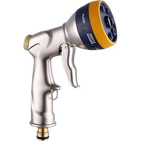 Irrigatore da giardino Gardena, ugelli ad alta pressione per tubi metallici, 7 modalità di irrigazione, ugelli robusti (1/5)