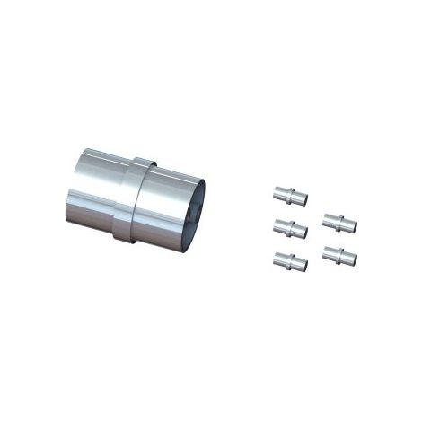 Lot Assembleurs pour 1 Main courante Ø50 mm et 5 Lisses Ø16 mm - Finition ALU (1/2)