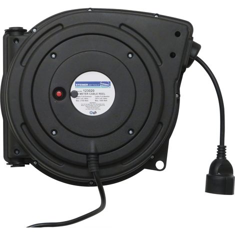 Federzug Kabelaufroller H05VV-F/3 x 1,5 Länge 20 m IP42 (1/3)