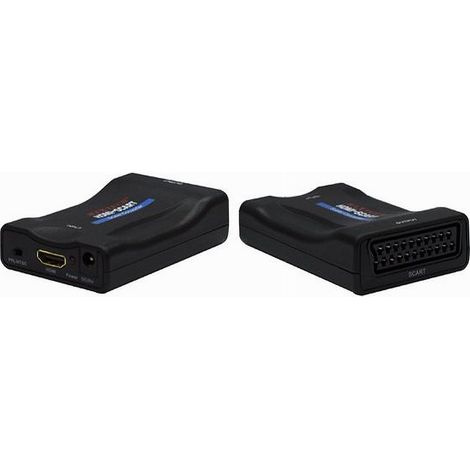 Trade Shop - HDMI-zu-Scart-Adapter-Konverter von digital zu analog, Maxtech CHD-SCART - (1/2)