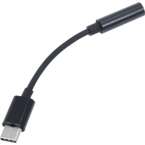 Adaptateur USB-c Mâle vers Prise Audio Femelle 3,5mm en Plastique Léger, Câble Convertisseur Audio Type-c vers Jack 3,5mm pour Écouteurs et Appareils Mobiles (1/5)