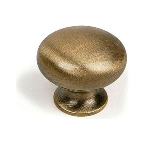 Pomo de latón con acabado cuero viejo, dimensiones:20x20x21mm y Ø: 20mm -