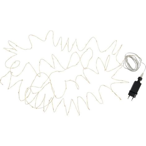 Guirlande Lumineuse LED "90 LEDS" 9m Or (1/3)