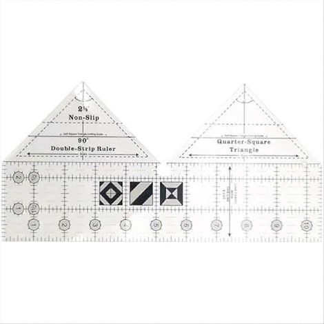 Règle de patchwork acrylique 60°, gabarit de couture en forme pour quilting, outil de mesure précis, accessoire de bricolage créatif (1/5)
