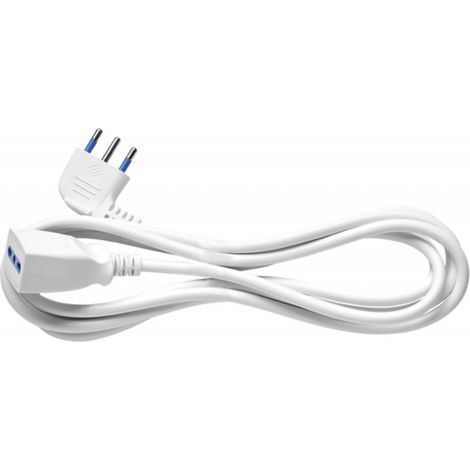PROLUNGA ELETTRICA 3MT BIANCO SEZ.3X1,5 MAURER 16A - CF. IN BLISTER