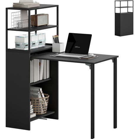 Folding Shelf and Work Table - Black (1/5)