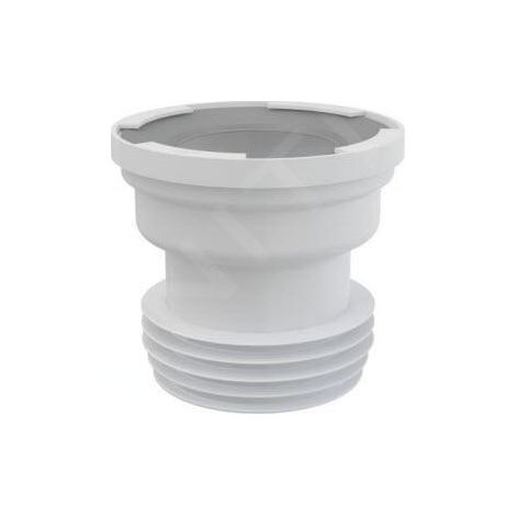 Alcadrain A991 Manchon de raccordement pour WC droit DN110 blanc (1/2)