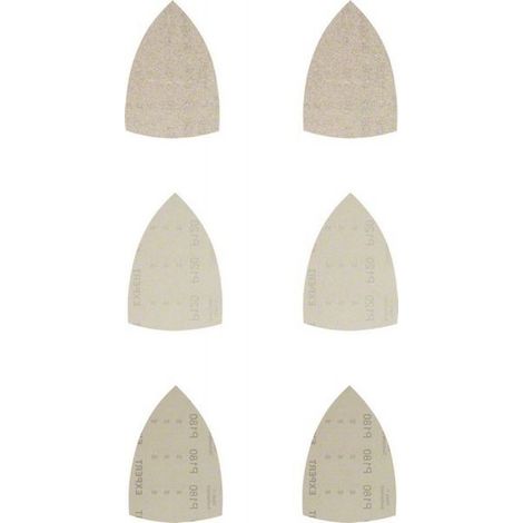 Bosch Accessories EXPERT M480 2608901208 Schleifnetz-Set gelocht Körnung (num) 80, 80, 80, 80, 120,