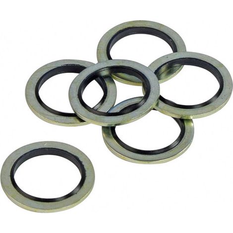 Joints vidange X 6 – lèvres BS – 18.7 x 27 x 2 mm