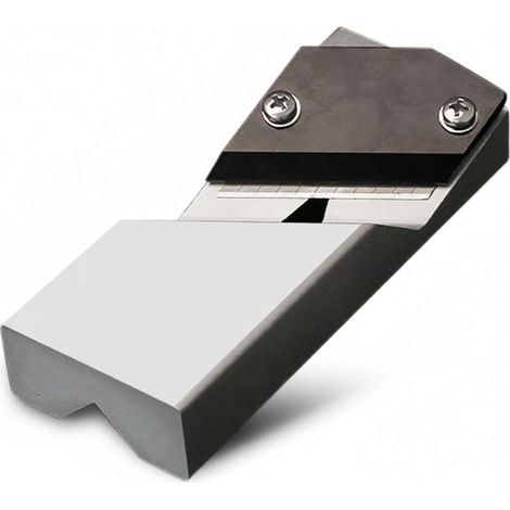 Rabot à chanfreiner les plaques de plâtre, outil de finition des bords en bois, rabot inclinable à 45°, rabot décoratif pour plafond, rabot en alliage d'aluminium (1/5)