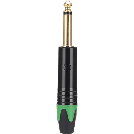 Adaptateur Audio Microphone 6.35 mm - Fiche Mâle Dorée - Pour Câbles DIY Guitare Électrique Carte Son Micro - Lot de 10 (1/5)