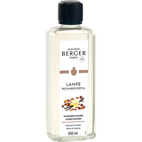 Ricarica Lampada Catalitica Profumo Puossiere D'Ambre 500 ml Maison Berger