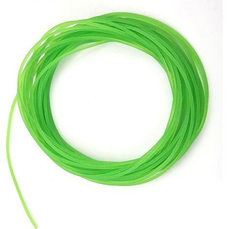 Courroie ronde en polyuréthane PU vert à surface rugueuse pour transmission d'entraînement 2mm x 10m (1/5)