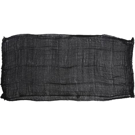 Déco Halloween Tissu Noir Effrayant Voile Moche pour Fête Maison, Toile Fantôme Sinistre pour Ambiance Horreur, Lot de Décoration Squelette (1/5)