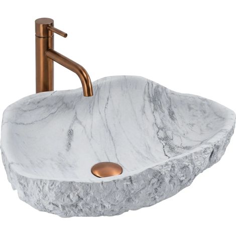 Lavabo Da Appoggio Rea Isla Venice Grey