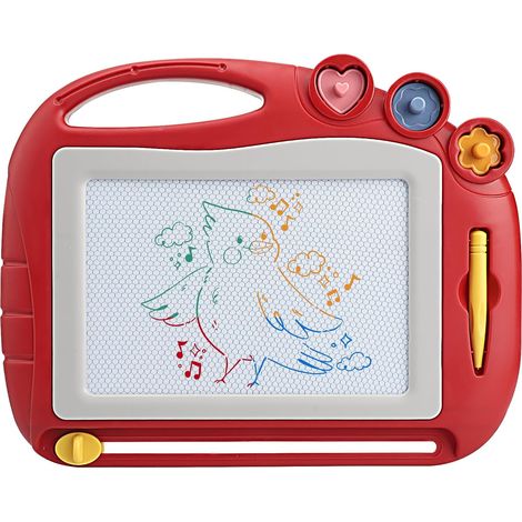 Ardoise Magique Enfant 2 3 4 5 6 Ans, Tableau Magique Enfant, avec Stylo magnétique et 3 Timbres, idéal comme Cadeau d'anniversaire (1/5)
