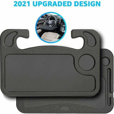 Accessoires équipement intérieur Plateau de volant de voiture Table de volant portable Volants double face Bureau pour manger, lire, travailler, ordinateur portable (1/5)