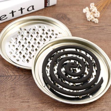 4-Piece Spirale Anti Moustique Exterieur, Support Bobine Moustique, Matériaux Recyclés Respectueux De L'Environnement, Porte-Enc (1/4)