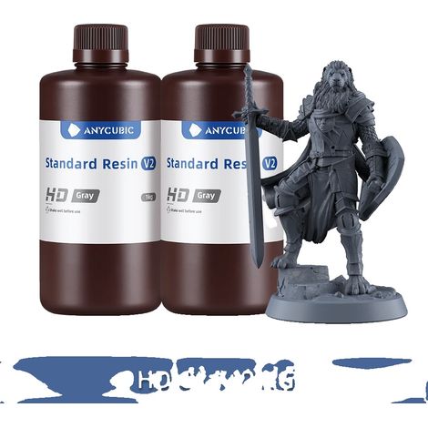 Resina per stampanti 3D, alta precisione, tecnologia UV a 405 nm. (1/2)